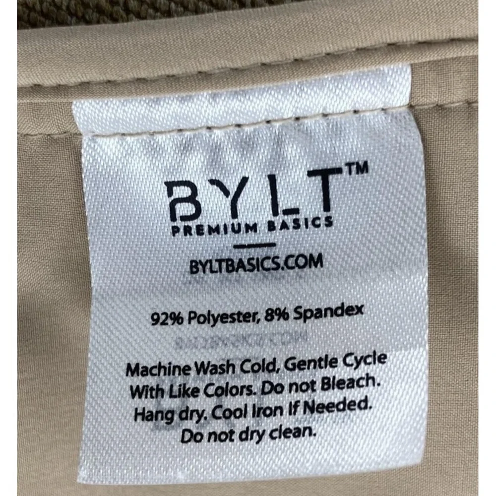BYLT District Jacket Mens‎ Small Tan District Windbreaker Vent Outdoor Hike